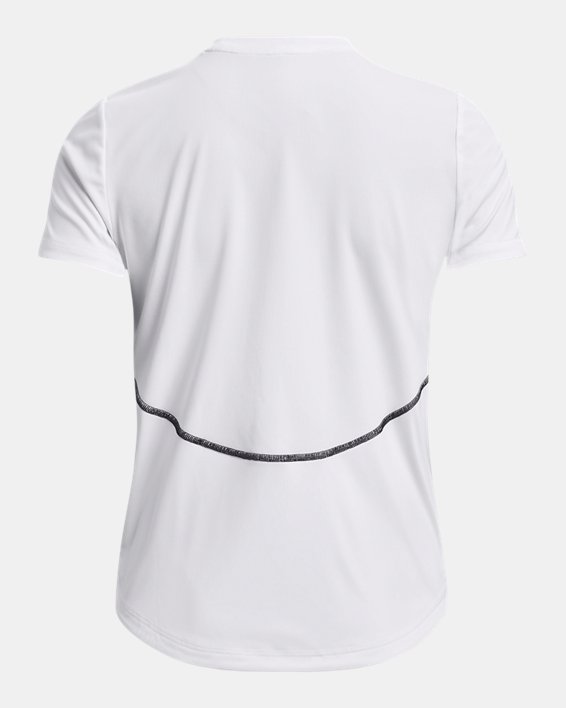 女士UA Challenger Pro訓練短袖T恤 in White image number 5